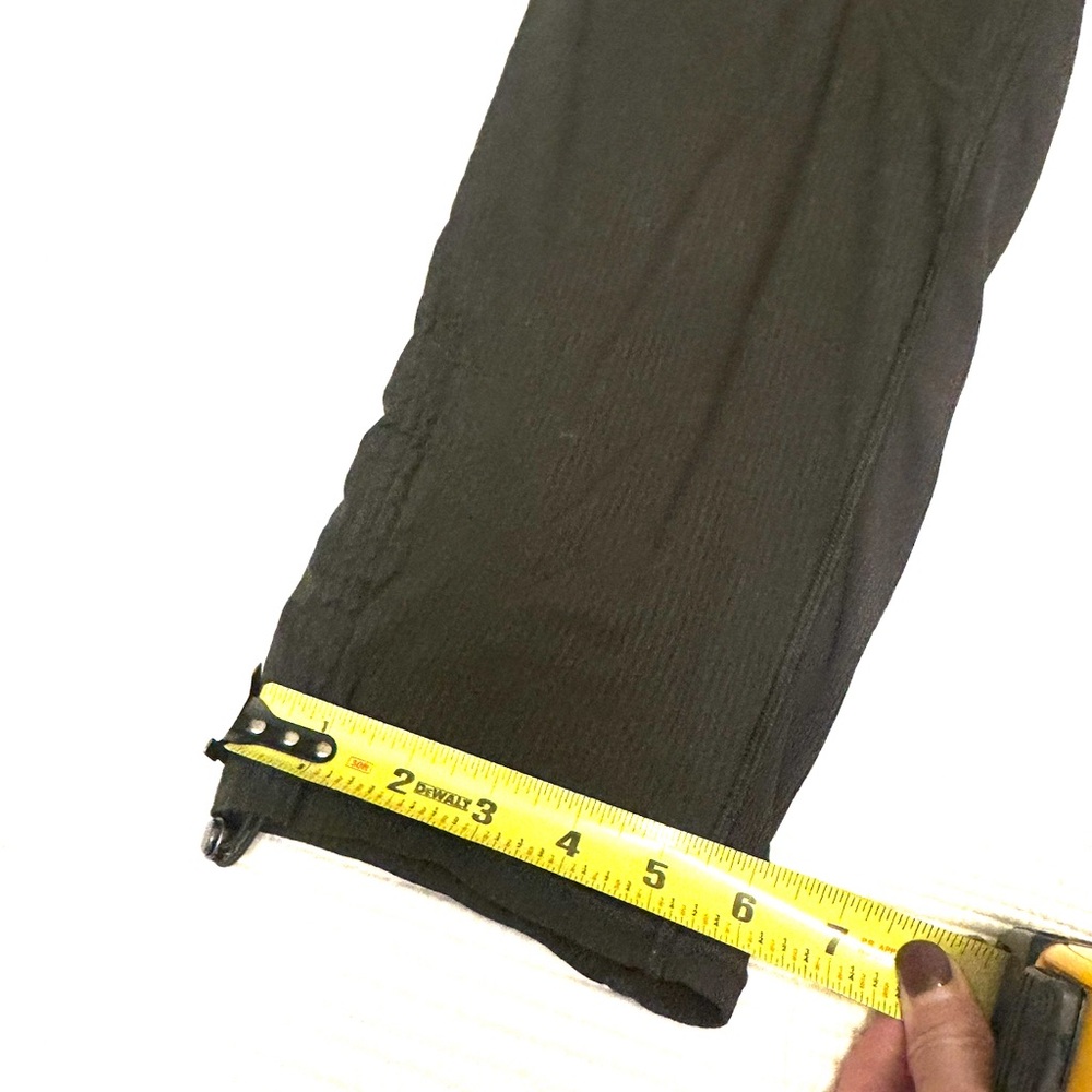 LULU LEMON Dance Studio Dark Army Green Mid Rise Pant Size 6 - Picture 7 of 16
